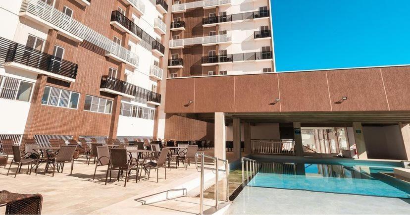 Apartment Spazzio Diroma Com Piscina 24 E Acesso Todos Os Dias No Diroma Acqua Park , Splash E Slide *